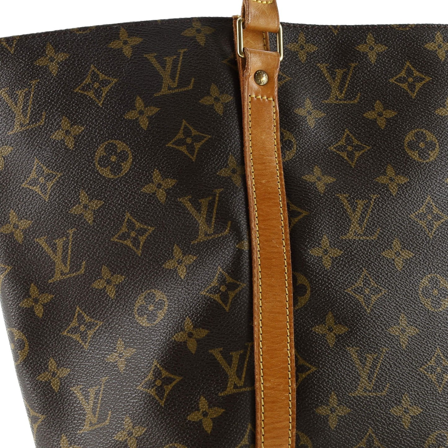 Louis Vuitton Shopping Sac Handbag Monogram Canvas Gm
