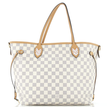 MM Louis Vuitton Neverfull NM Tote Damier with Braided Detail