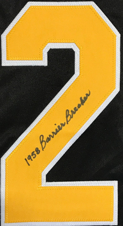Willie O'Ree "Hof 2018 Barrier Breaker 58" Autographed Boston Bruins Jersey (Jsa