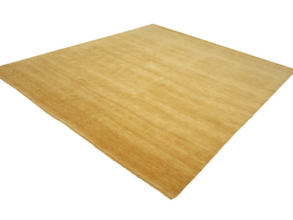 Golden Peach Solid Design Hand-Loomed 8X10 Gabbeh