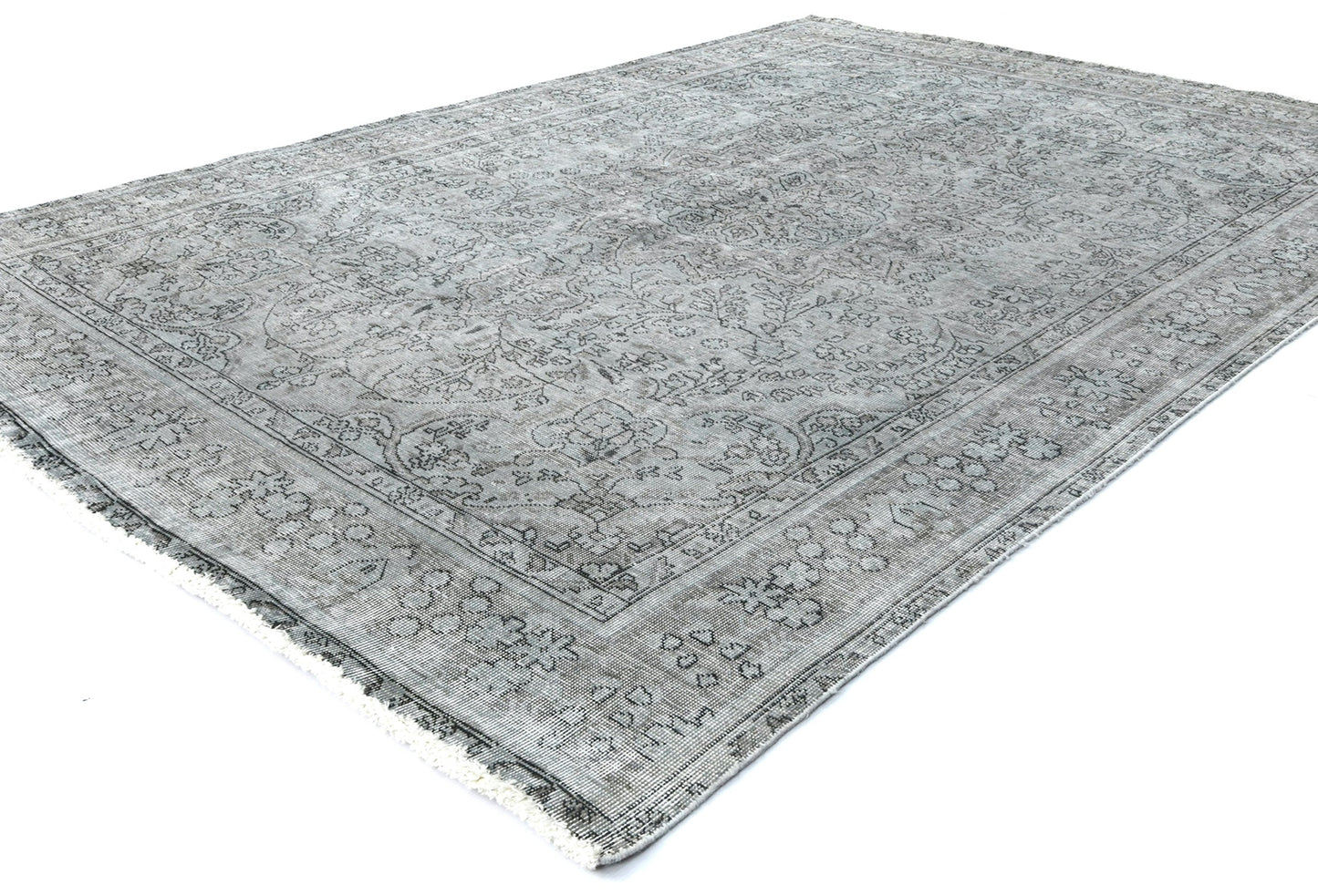 6'7X9 ft Antique Overdyed Distressed Vintage