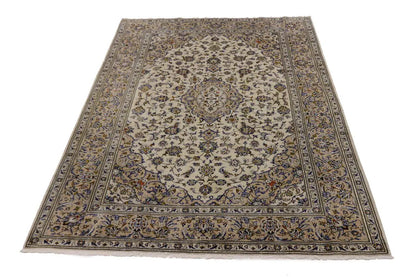 Handmade Vintage Oriental Area Rug Classic Floral