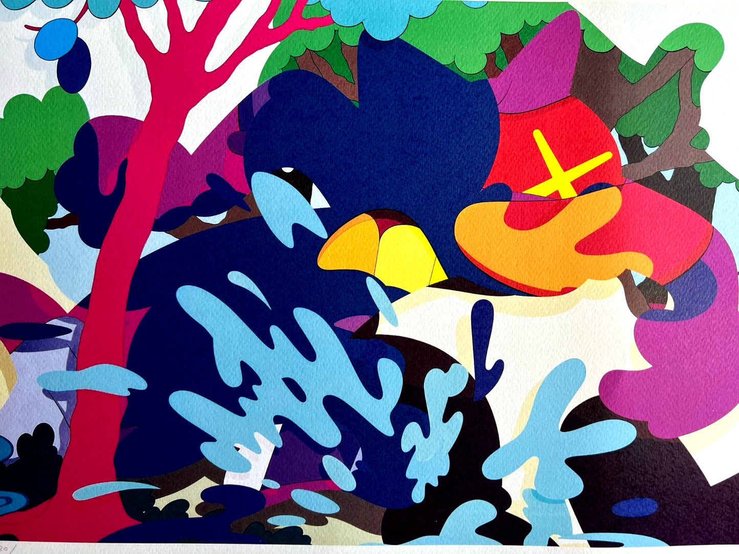 Kaws Lithograph Coa Numbered Limited Certified (Mori Museum)