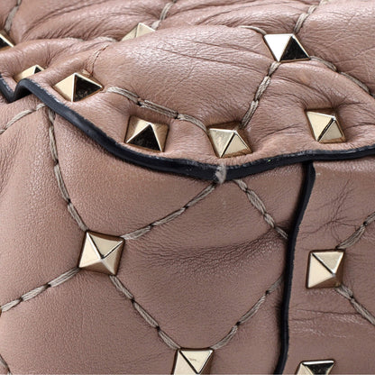 Valentino Garavani Rockstud Spike Flap Bag Quilted Leather Medium