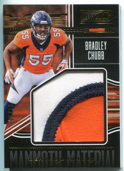 Bradley Chubb 2018 Panini Playbook Jersey Patch