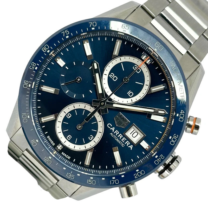 Tag Heuer Carrera Calibre 16 Chronograph Cbm2112.Ba0651 Silverblue