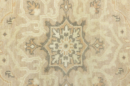 Carpet 8X10 ft Transitional Oriental Rug Muted Floral Handmade Decor
