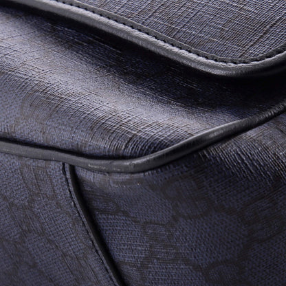 Gucci Ophidia Flap Messenger Bag Gg Coated Canvas Medium