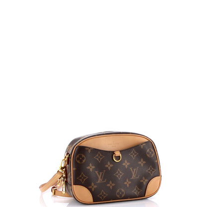 Louis Vuitton Deauville Handbag Monogram Canvas Mini