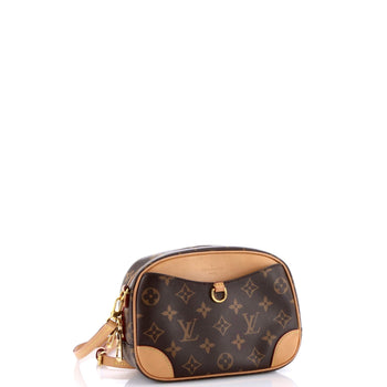 Louis Vuitton Deauville Handbag Monogram Canvas Mini