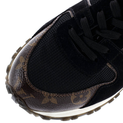 Louis Vuitton Women'S Run Away Sneakers Mesh With Monogram Canvas And Suede