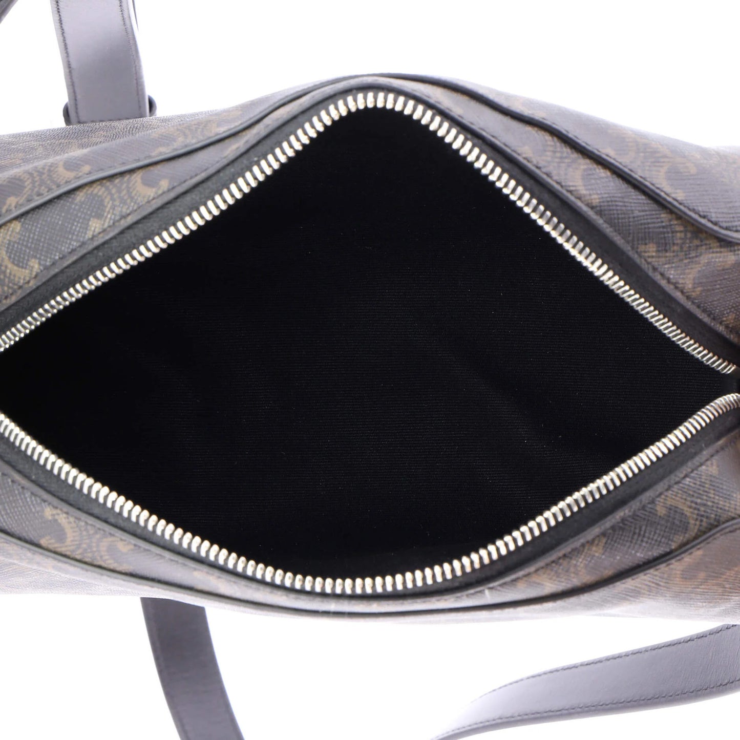 Celine Roller Messenger Bag Triomphe Coated Canvas Medium