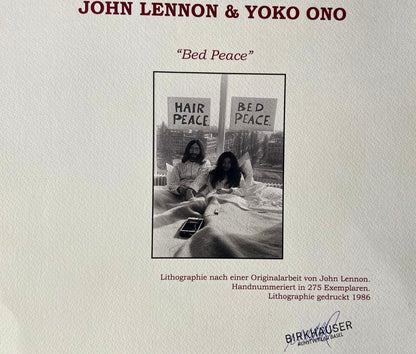 John Lennon & Yoko Ono, Lithograph 1986, 275 Ex