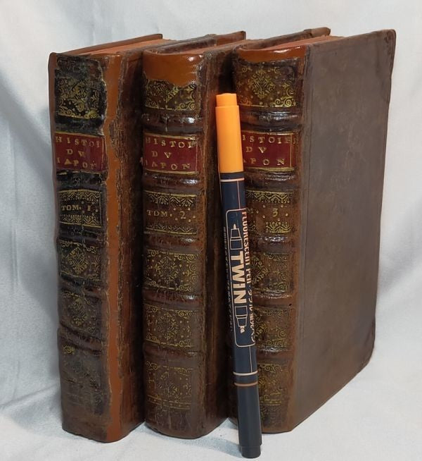 1715 Charlevoix Histoire Du Christianisme Au Japon First Edition 3 Vol Set