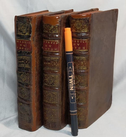 1715 Charlevoix Histoire Du Christianisme Au Japon First Edition 3 Vol Set