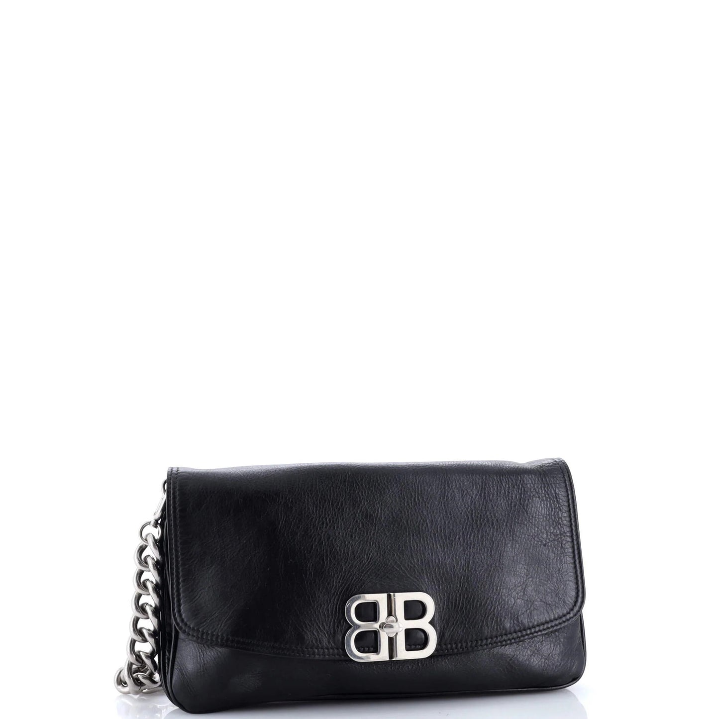 Balenciaga Bb Soft Flap Bag Leather Medium