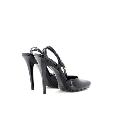Saint Laurent Women'S La Scandale Heeled Sandals Patent 110