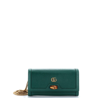 Gucci Diana Wallet On Chain Leather