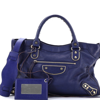 Balenciaga City Classic Metallic Edge Bag Leather Medium