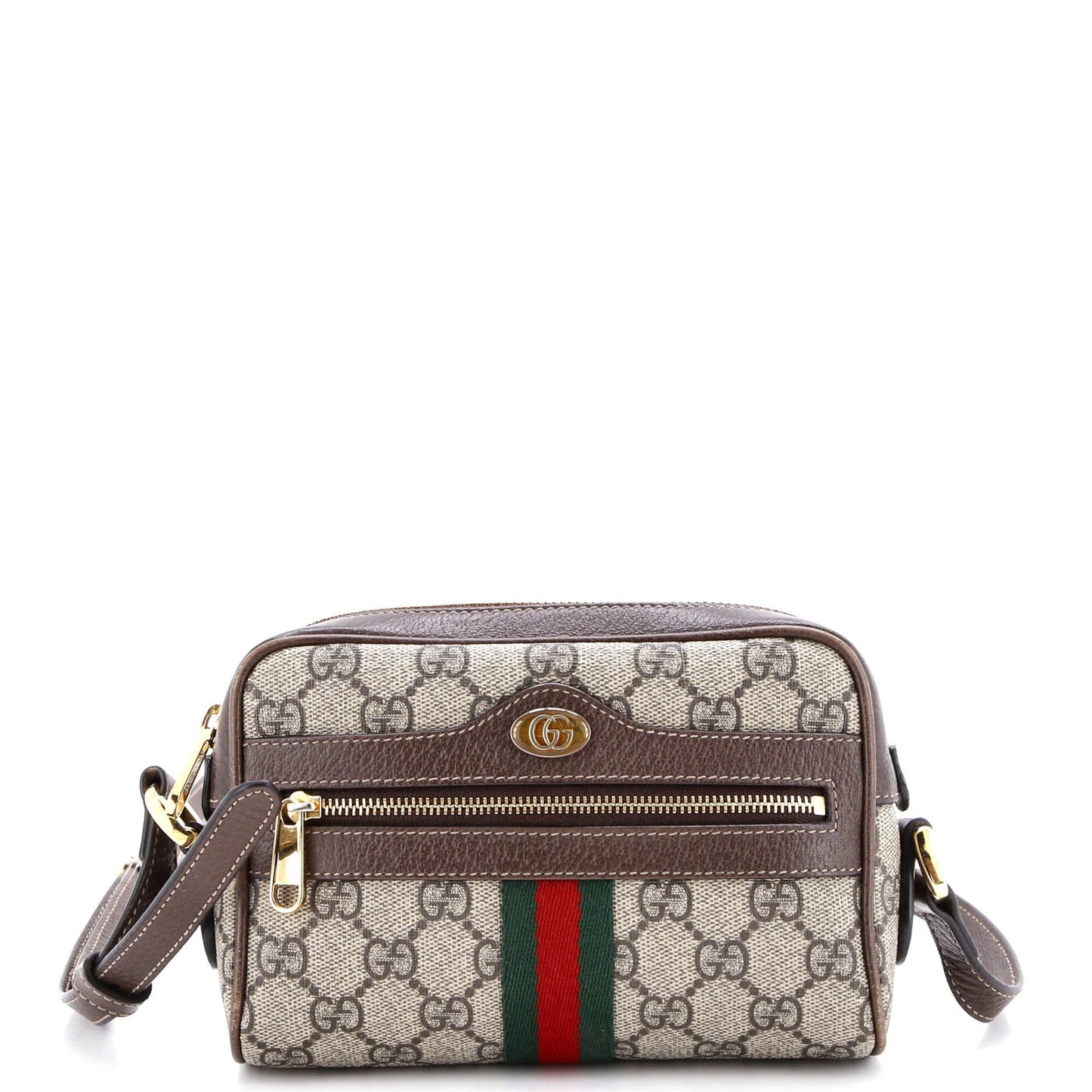 Gucci Ophidia Shoulder Bag Gg Coated Canvas Mini