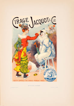 Cirage Jaquot  By Lefevre For Les Affiches Illustrees 1896 Stone Litho