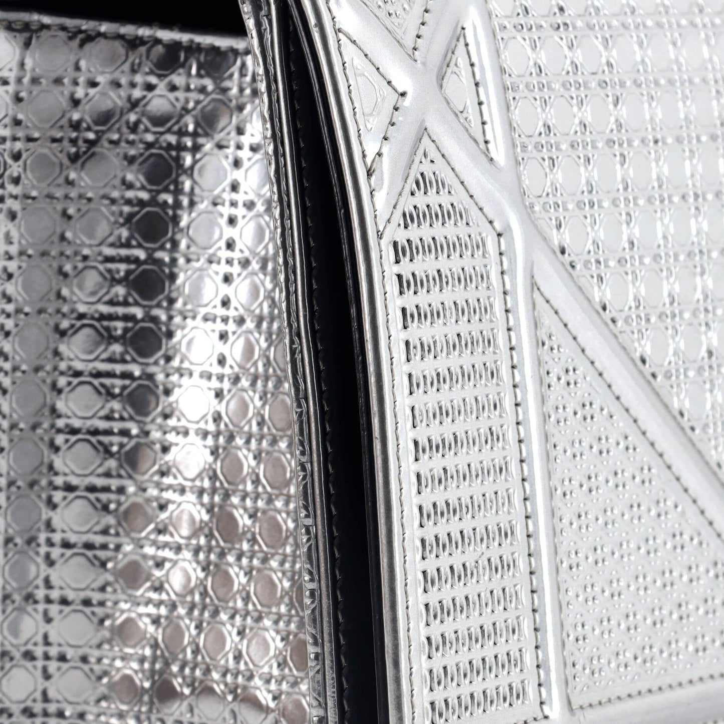 Christian Dior Diorama Flap Bag Cannage Embossed Calfskin Medium