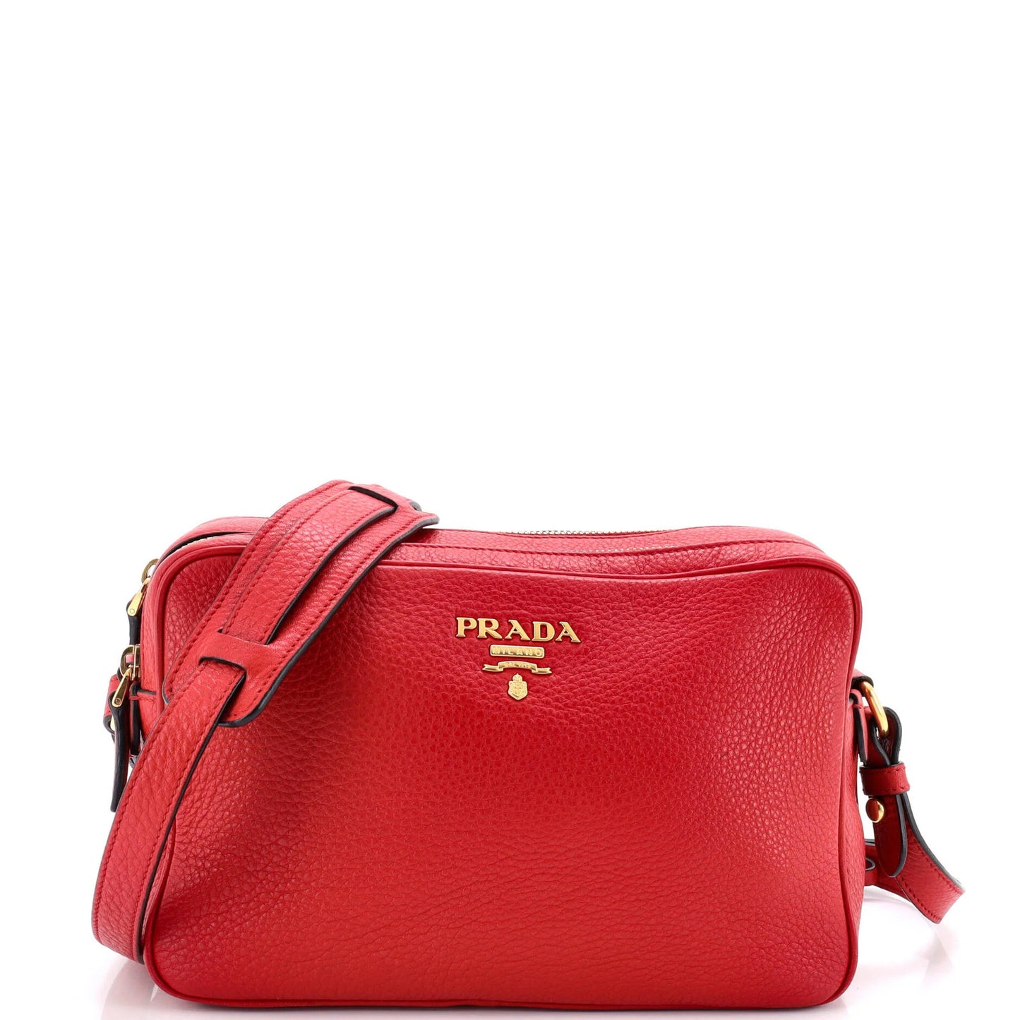 Prada Double Zip Camera Bag Vitello Phenix Medium