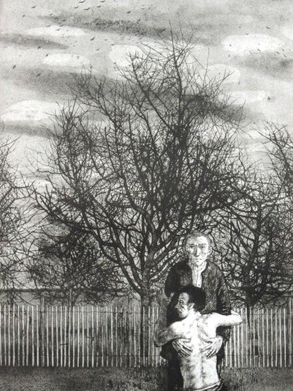 Michel Ciry Signed Etching "Return of the Prodigal Son" 1980 13/80 French Modern