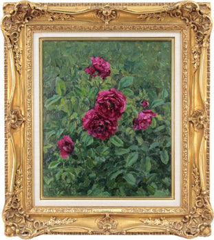 Olga Svetlichnaya (19151997) Oil Painting Bush Of Roses Soviet Russian Art
