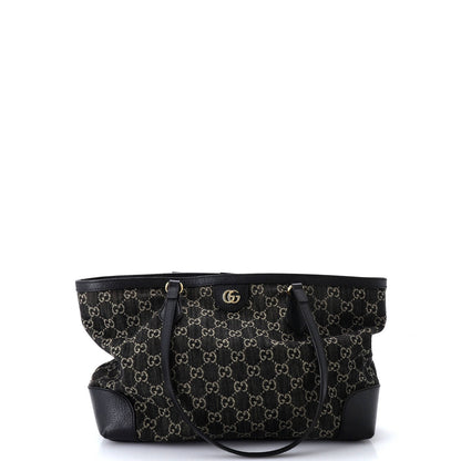Gucci Ophidia Shopping Tote Gg Denim Medium