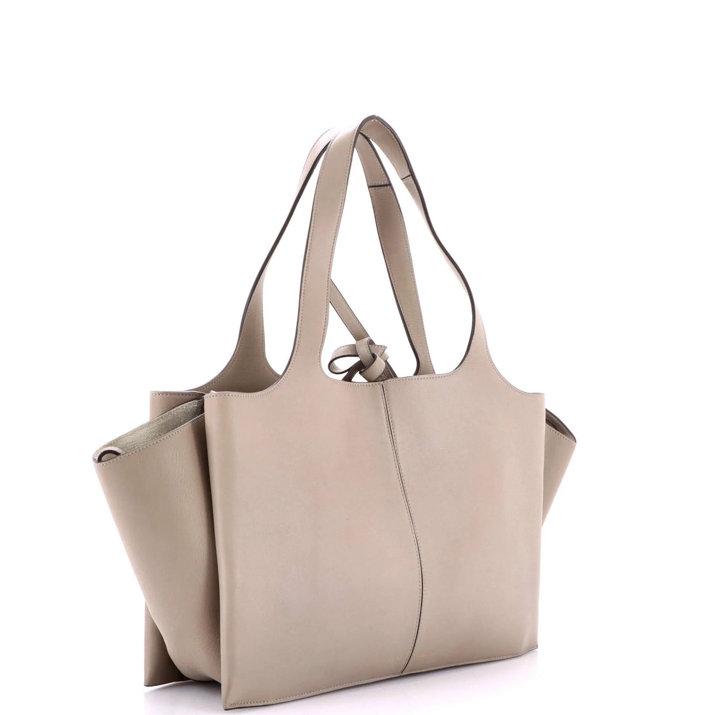 Celine Tri-Fold Shoulder Bag Grained Calfskin Medium