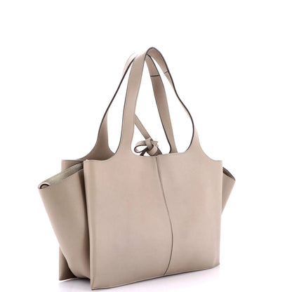 Celine Tri-Fold Shoulder Bag Grained Calfskin Medium