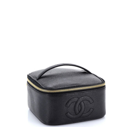 Chanel Vintage Timeless Vanity Case Caviar Mini
