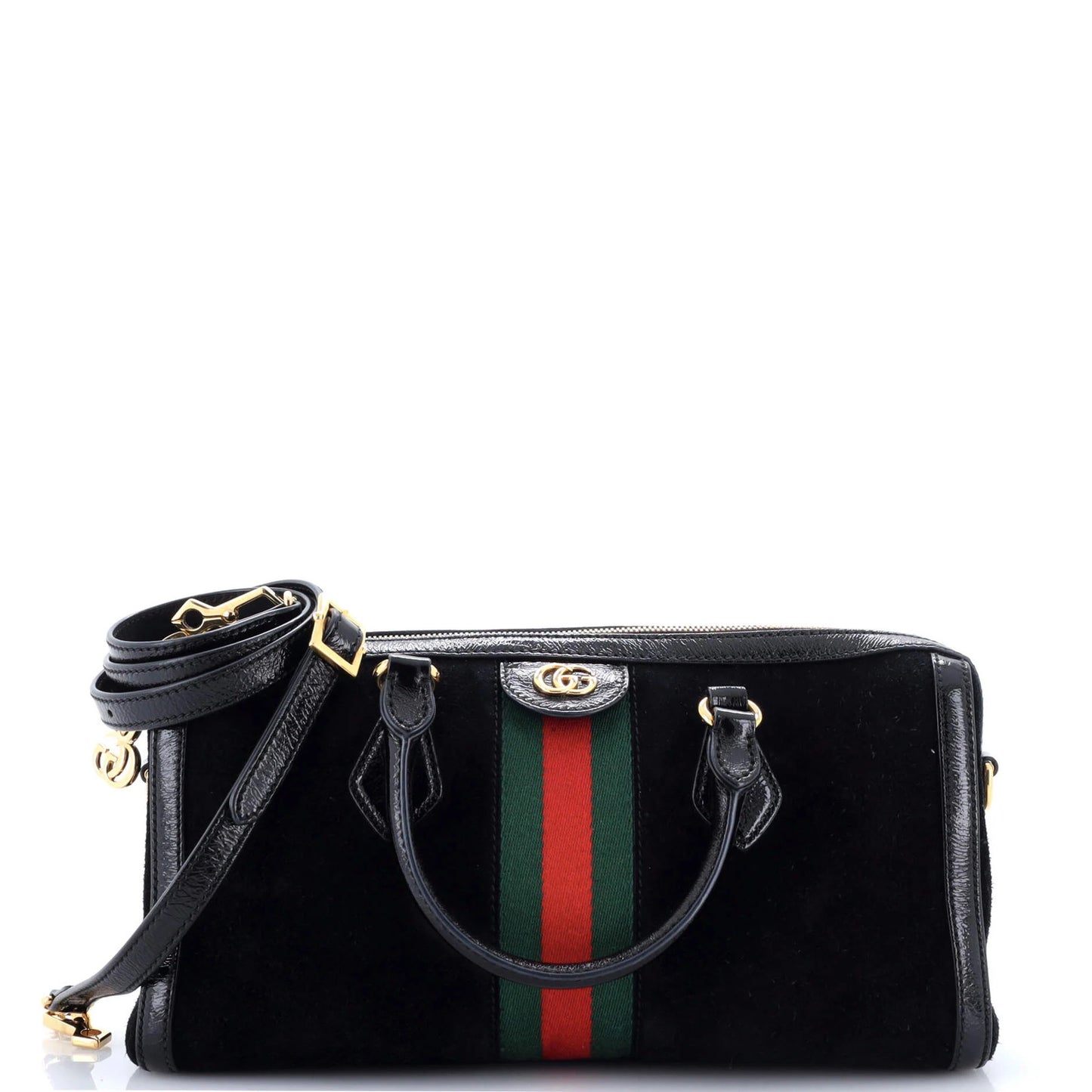 Gucci Ophidia Boston Bag Suede Medium