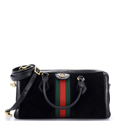 Gucci Ophidia Boston Bag Suede Medium