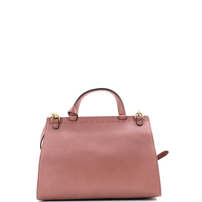 Gucci Gg Marmont Top Handle Bag Leather Small