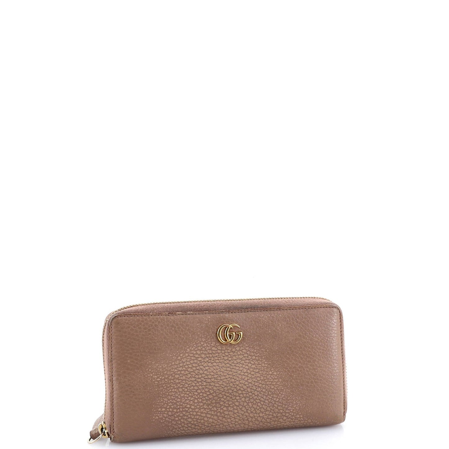 Gucci Gg Marmont Zip Around Wallet Leather