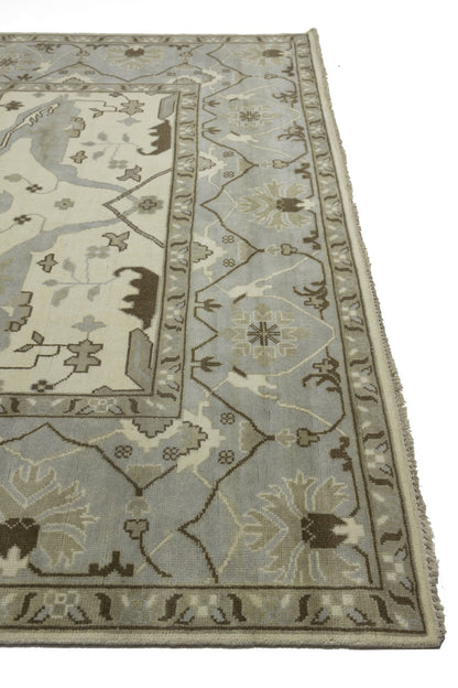 Handmade Wool Oushak Oriental Rug Extra Large
