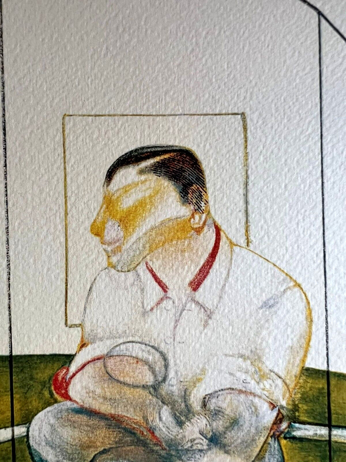 Francis Bacon Lithograph Coa Signed Op Numbered Limited To 275Ex