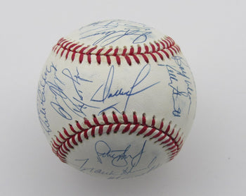 1994 New York Mets Team Signed by 30 Players ONL Baseball Saberhagen 185522