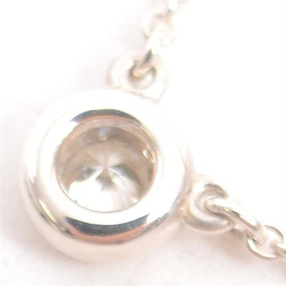 Tiffany & Co. By The Yard Diamond Necklace 0.10Ct Sv925 Silver
