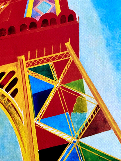 Robert Delaunay Lithograph Coa Numbered Signed Op Stamped Sonia