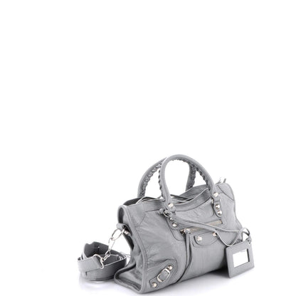 Balenciaga City Classic Studs Bag Leather Small