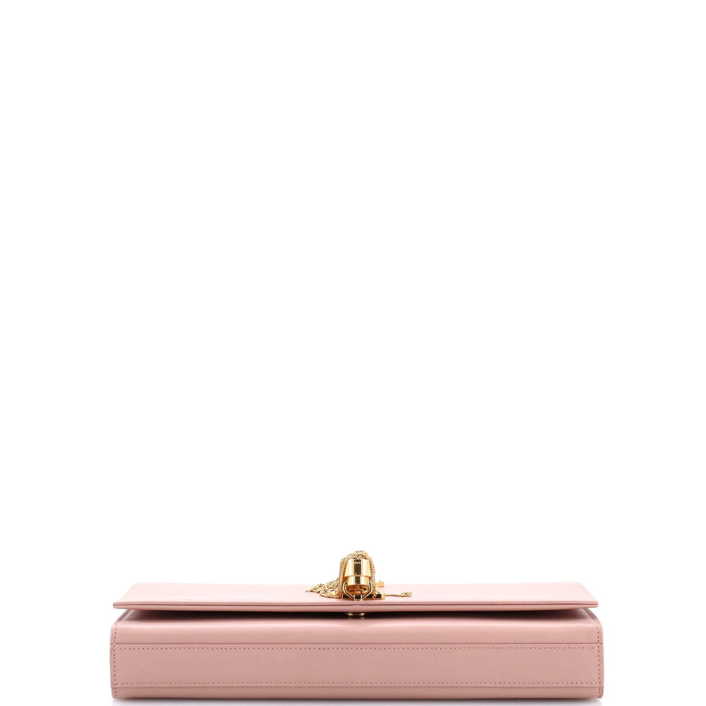 Saint Laurent Classic Monogram Tassel Clutch Leather Long