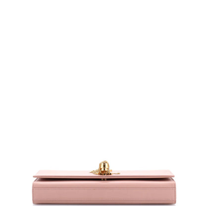 Saint Laurent Classic Monogram Tassel Clutch Leather Long