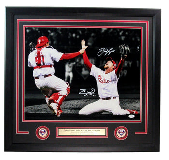 Brad Lidge/Carlos Ruiz Dual-Autographed 16X20