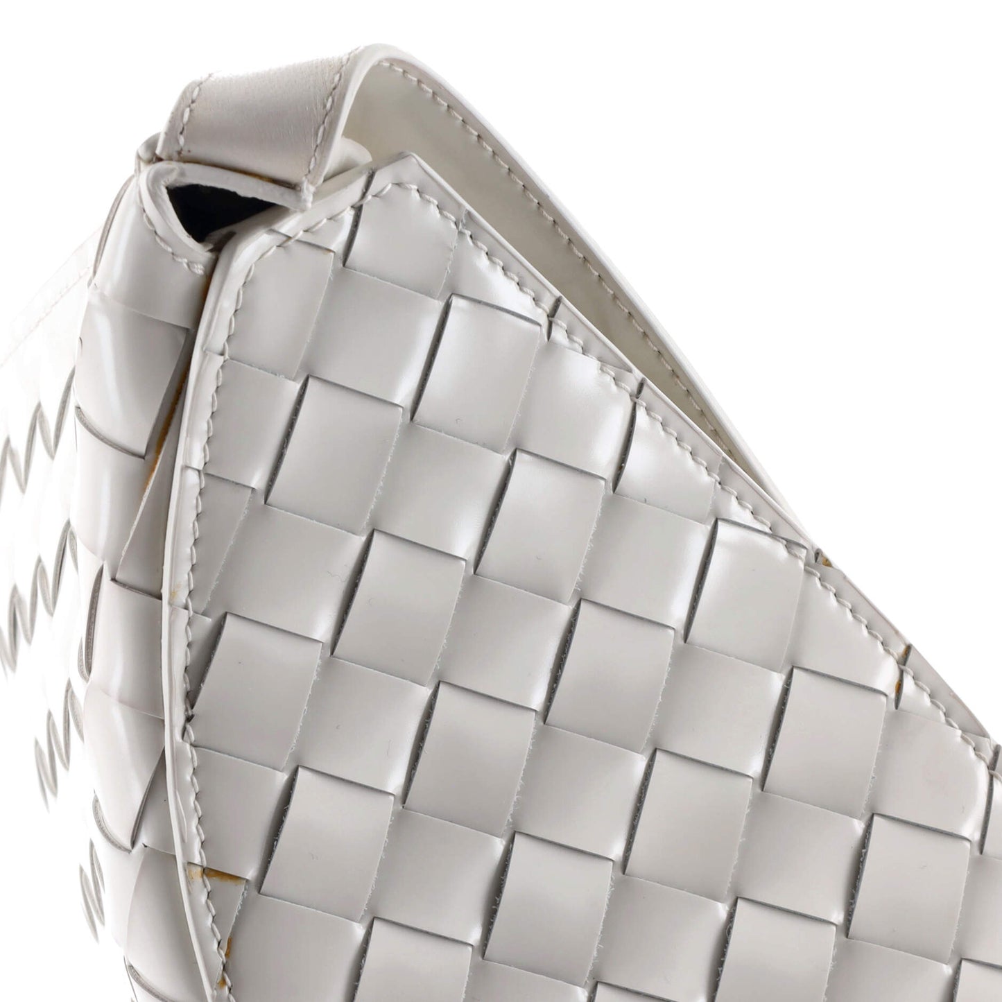 Bottega Veneta Cradle Fold Over Shoulder Bag Intrecciato Leather