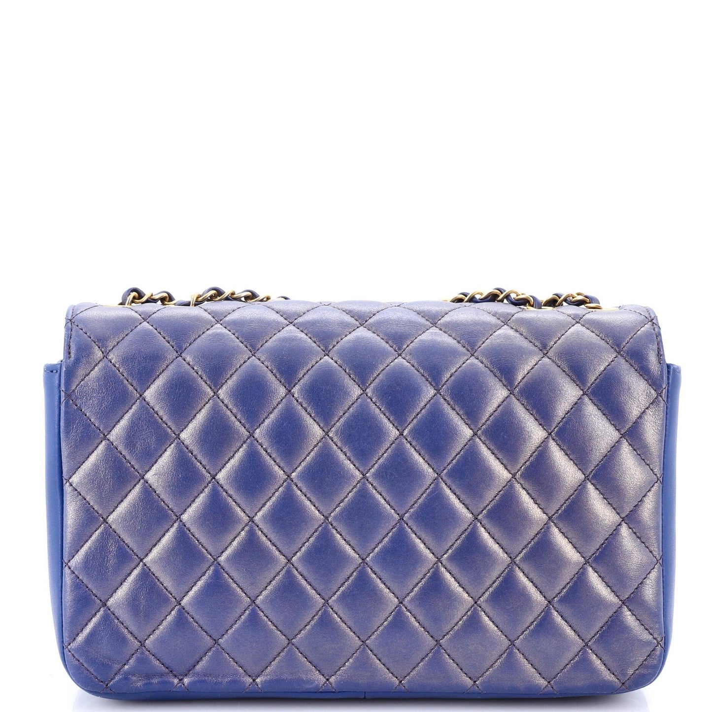 Chanel Cc Chic Double Flap Bag Quilted Lambskin Medium