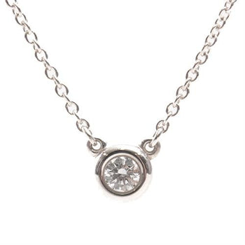 Tiffany & Co. By The Yard Diamond Necklace 0.10Ct Sv925 Silver