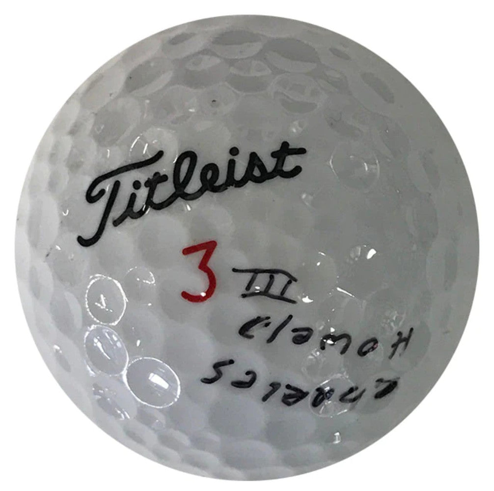 Charles Howell Iii Autographed Titleist 3 Golf Ball